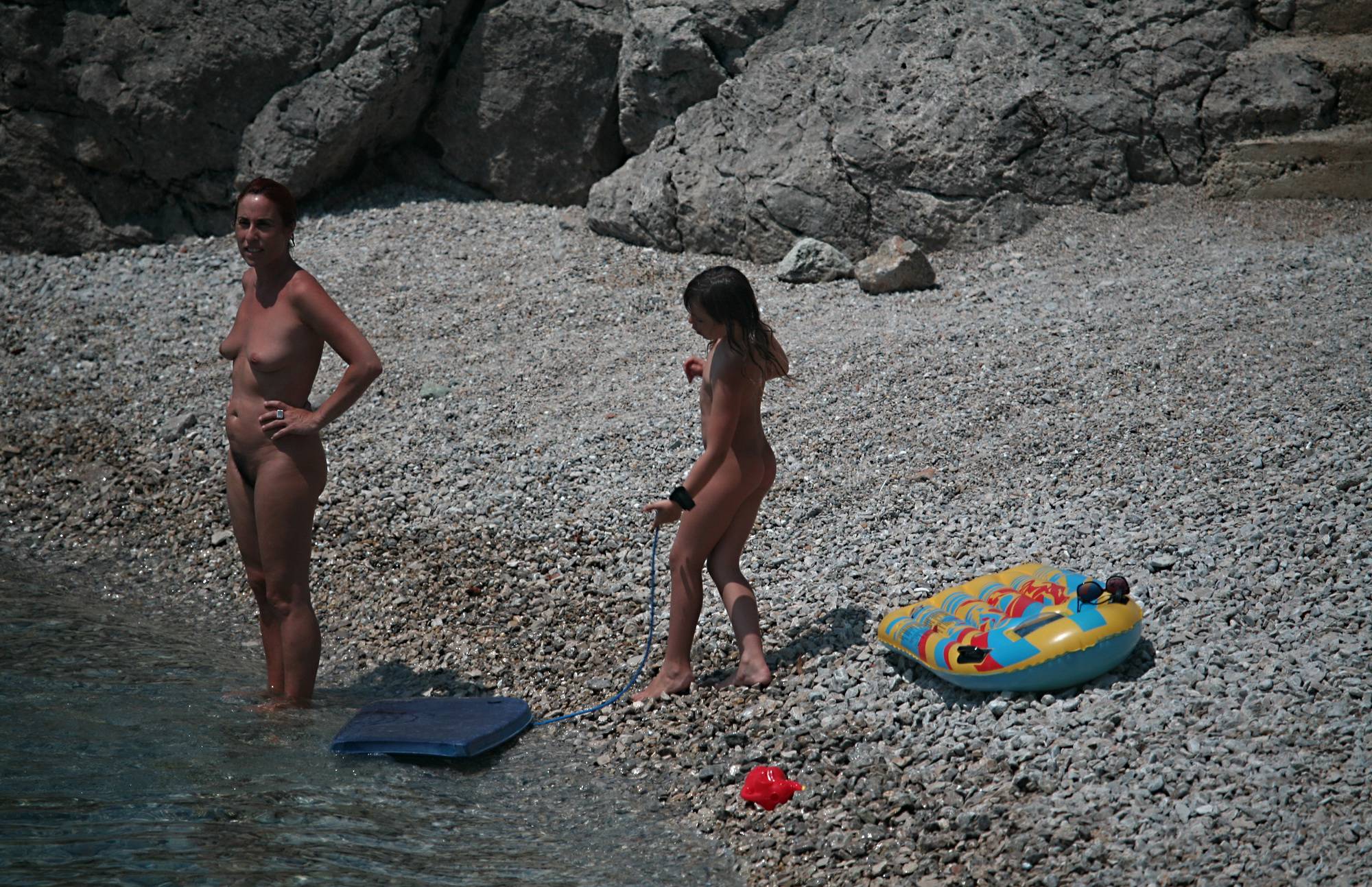 Pure Nudism Pics Family and Preparing to Surf - 2
