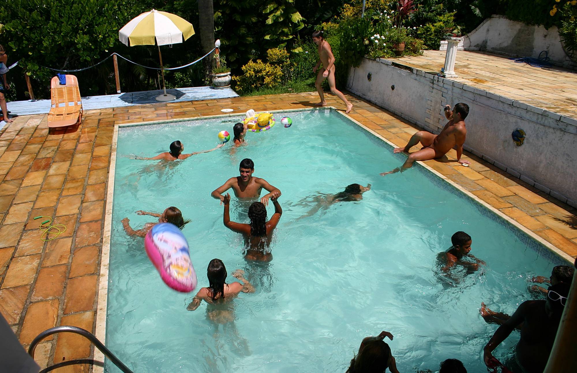 Artesani playground wading pool and spray deck photos