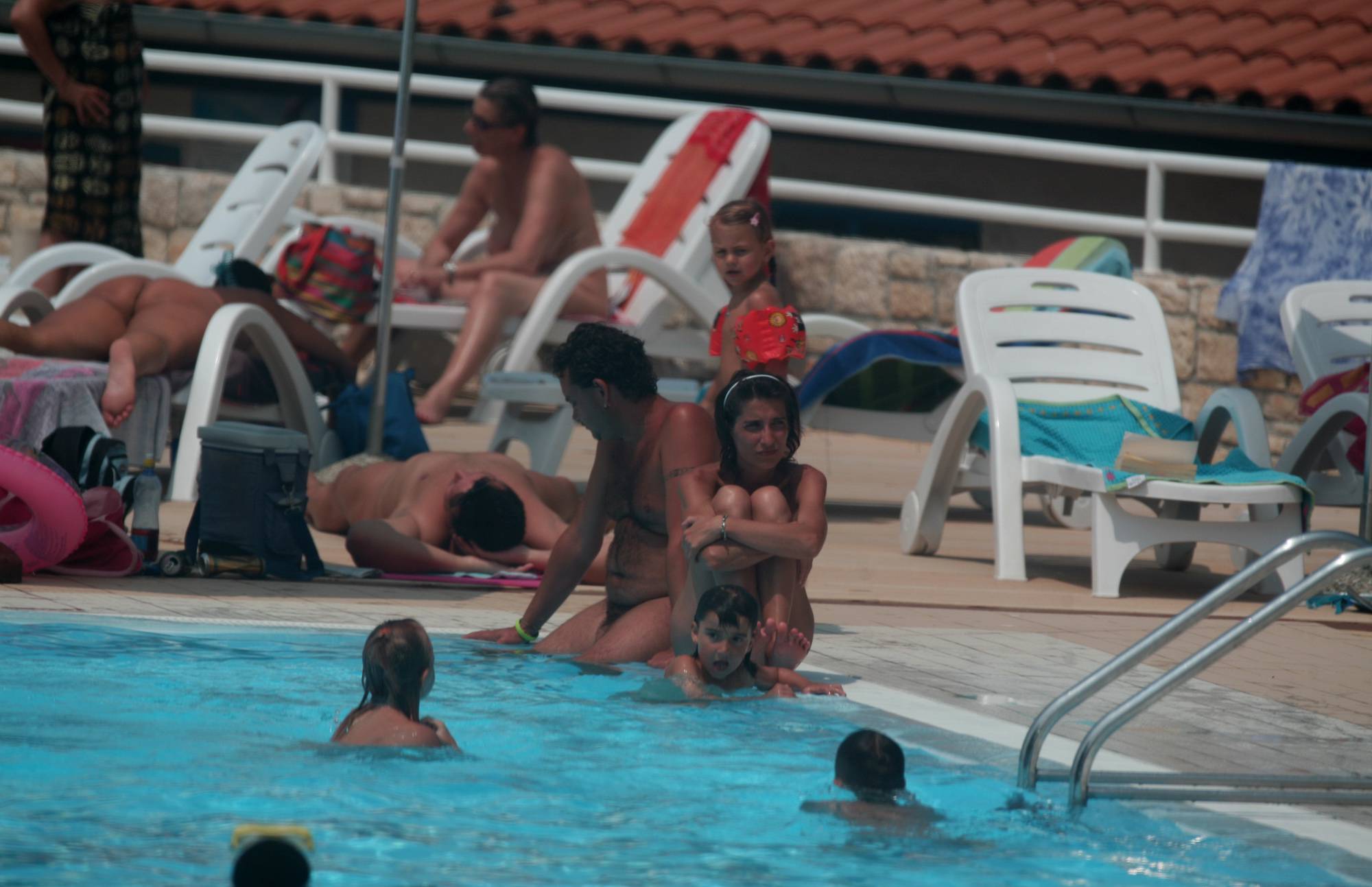 Naturist Pool Youngsters - 1