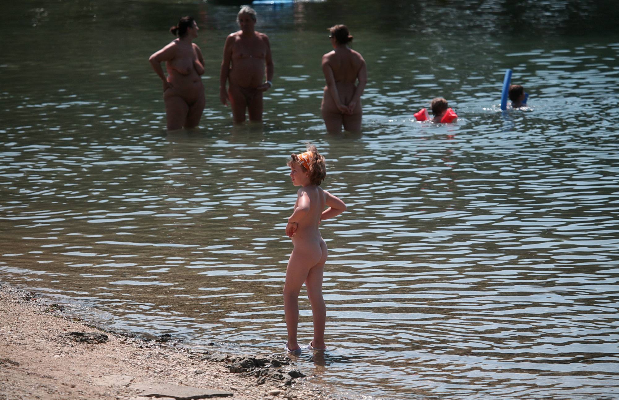 Sandy Nudist Relaxation - Nudist Family - 2
