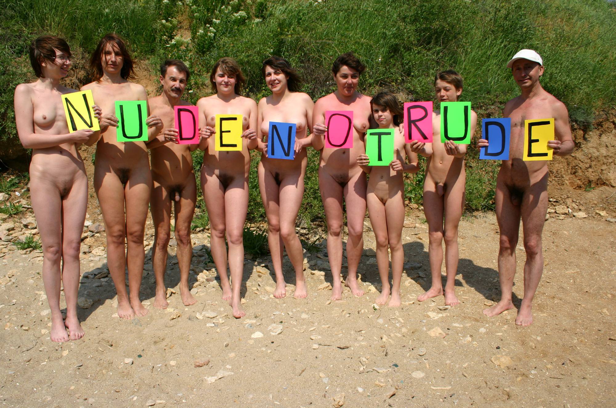 Pure Nudism Photos - Nudist Letters and Logos - 1
