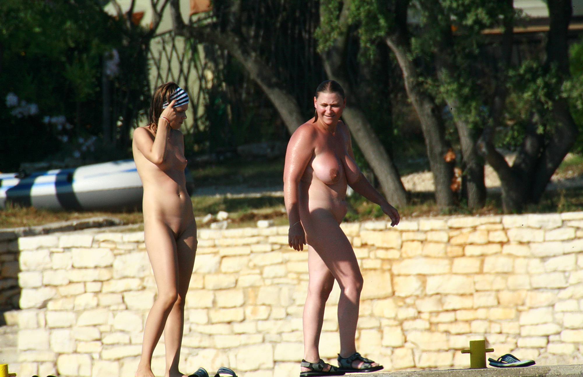 Roasting Day Outdoors - Teen Nudist Pics - 1